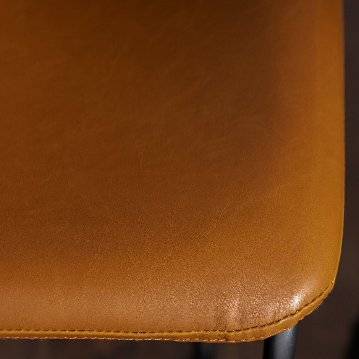 Faux Leather Counter Stools Set of 2-Dining / Kitchen-Parc Decor