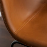 Faux Leather Counter Stools Set of 2-Dining / Kitchen-Parc Decor