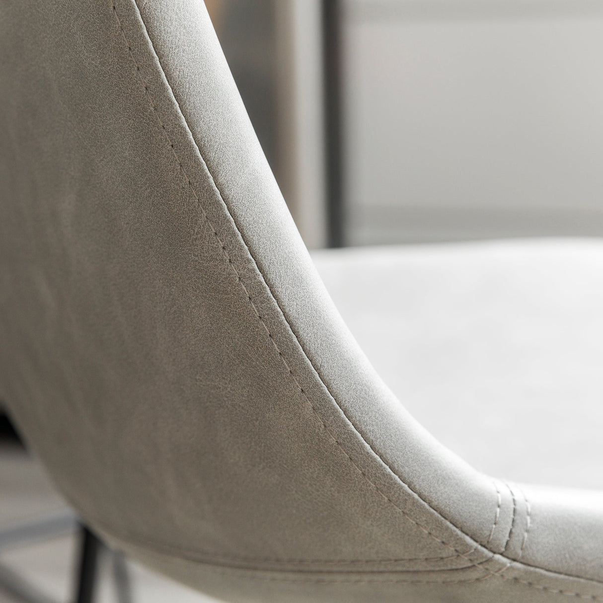 Faux Leather Counter Stools Set of 2-Dining / Kitchen-Parc Decor