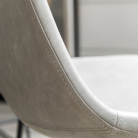 Faux Leather Counter Stools Set of 2-Dining / Kitchen-Parc Decor