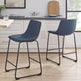 Faux Leather Counter Stools Set of 2-Dining / Kitchen-Parc Decor
