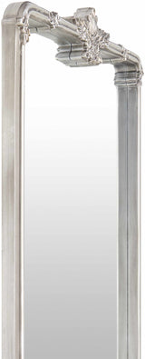 Filettole Silver Gray Frame Wall Mirror-Mirrors-Parc Decor
