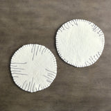 Fine Line Ivory Wool Trivet-Décor-Parc Decor