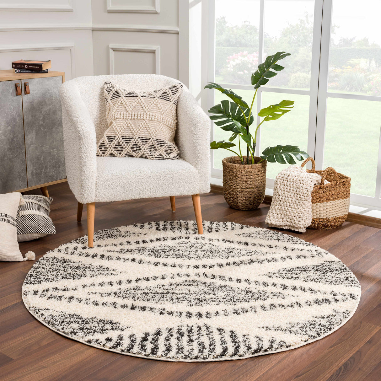 Fishhook Berber Shag Rug-Rugs-Parc Decor