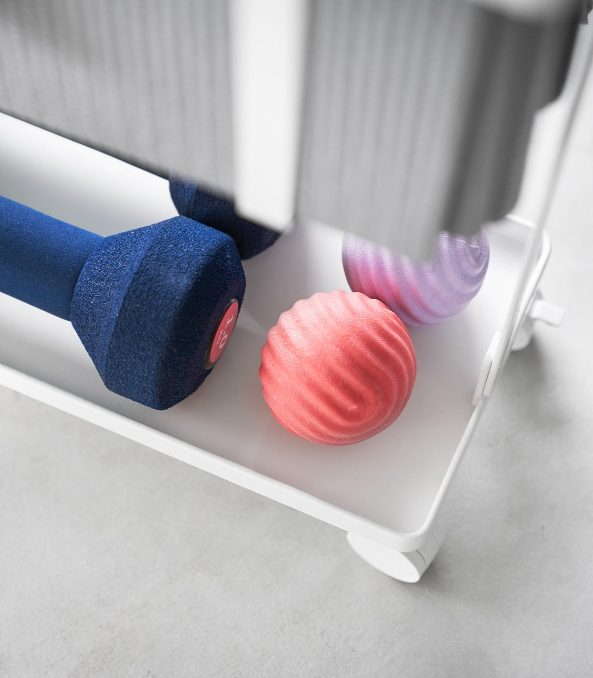 Fitness Equipment Storage Cart - Steel-Sports Equipment-Parc Decor