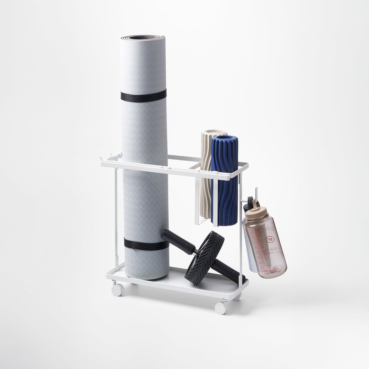 Fitness Equipment Storage Cart - Steel-Sports Equipment-Parc Decor