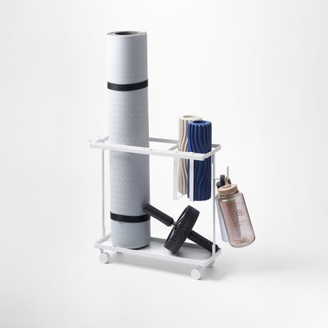 Fitness Equipment Storage Cart - Steel-Sports Equipment-Parc Decor