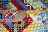 Flatwoven Modern Geometric 5x7 Multicolor Wool Hand Made Rug