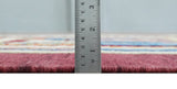 Flatwoven Modern Geometric 5x7 Multicolor Wool Hand Made Rug