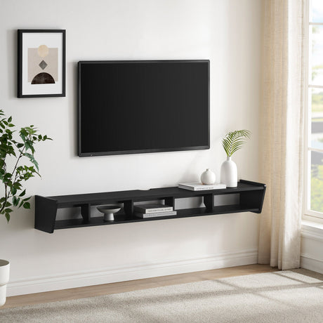 Floating Minimalist TV Stand-Entertainment-Parc Decor