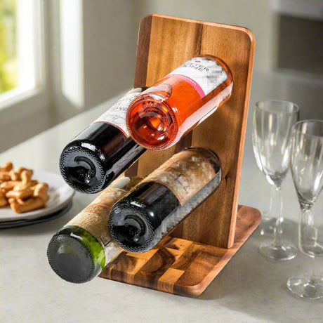 Floating Wine Bottle Holder - 4 bottle-Tabletop-Parc Decor