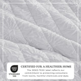 Floral Embossed Quilt Set - Floral Microsculpt Collection