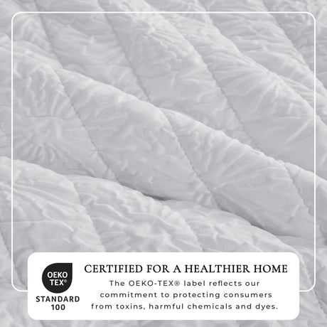 Floral Embossed Quilt Set - Floral Microsculpt Collection