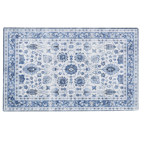 Floral Machine Washable Accent Area Rug 3' x 5' - Matra Collection-Rugs-Parc Decor