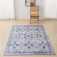 Floral Machine Washable Accent Area Rug 5' x 7' - Matra Collection-Rugs-Parc Decor