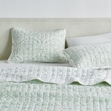 Floral Medallion Printed Microfiber Quilt Set - Kaleigh Collection-Quilts & Comforters-Parc Decor