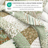 Floral Patchwork Quilt Set - Damia Collection-Quilts & Comforters-Parc Decor