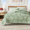 Floral Printed Cotton Quilt Set - Corin Collection-Quilts & Comforters-Parc Decor