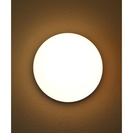 Flux 11"W 1-Light LED Flush Mount Light Fixture Satin Silver Finish by Maxim