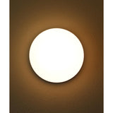 Flux 7"W 1-Light LED Flush Mount Light Fixture Satin Silver Finish by Maxim