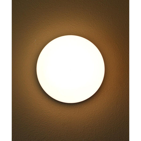 Flux 7"W 1-Light LED Flush Mount Light Fixture Satin Silver Finish by Maxim