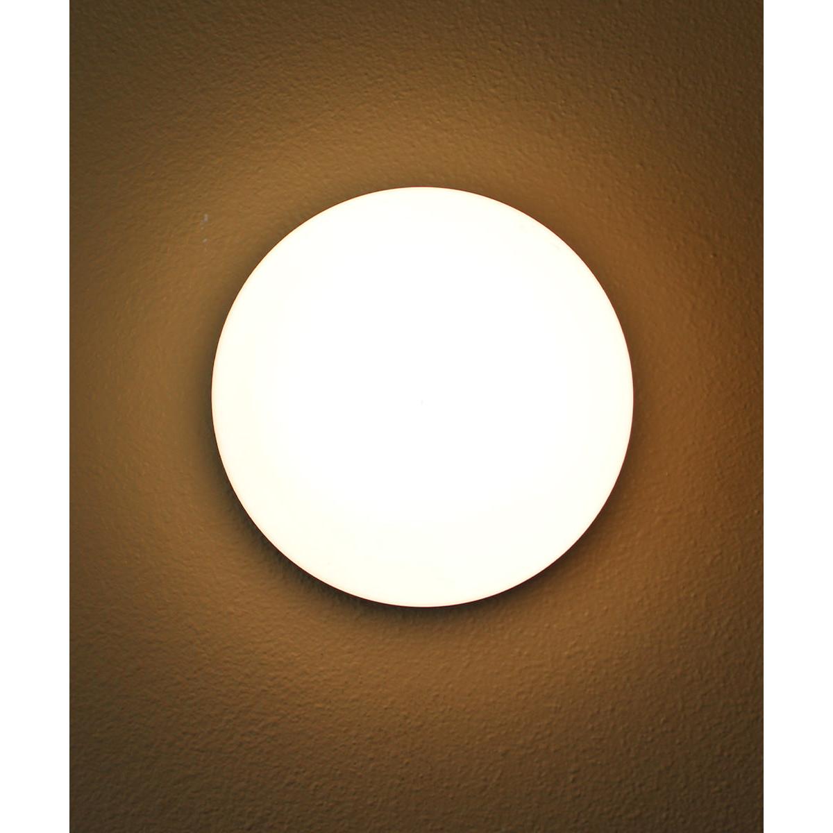 Flux 9"W 1-Light LED Flush Mount Light Fixture Satin Silver Finish by Maxim