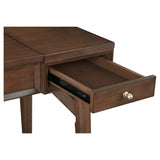 Flynn Bedroom Vanity, Walnut-Bedroom Vanities-Parc Decor