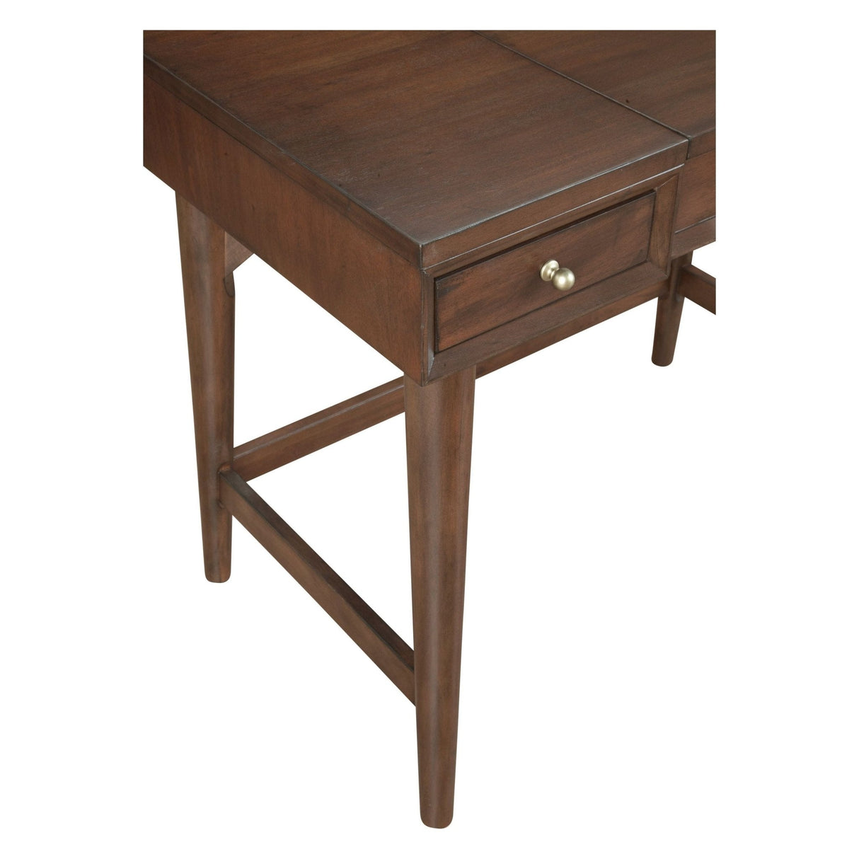 Flynn Bedroom Vanity, Walnut-Bedroom Vanities-Parc Decor