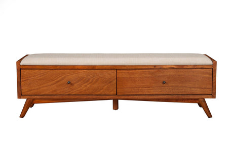 Flynn Bench, Chestnut-Benches-Parc Decor