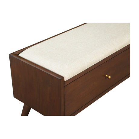 Flynn Bench, Walnut-Benches-Parc Decor