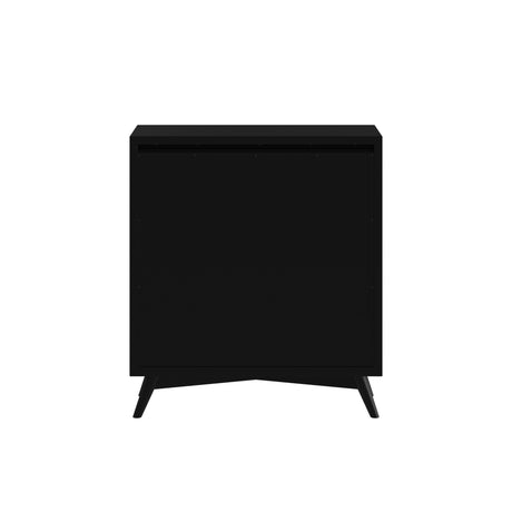 Flynn Chest, Black-Dresser & Chest-Parc Decor