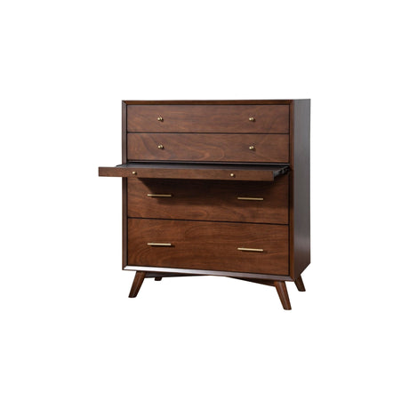 Flynn Chest, Walnut-Dresser & Chest-Parc Decor