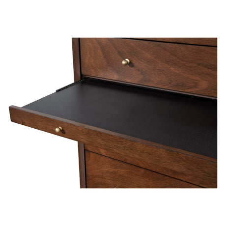 Flynn Chest, Walnut-Dresser & Chest-Parc Decor