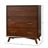 Flynn Chest, Walnut-Dresser & Chest-Parc Decor