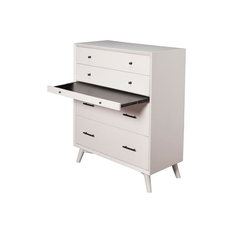 Flynn Chest, White-Dresser & Chest-Parc Decor