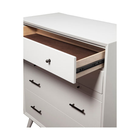 Flynn Chest, White-Dresser & Chest-Parc Decor