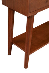 Flynn Console Table, Chestnut-Sofa Table-Parc Decor