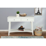 Flynn Console Table, White-Sofa Table-Parc Decor