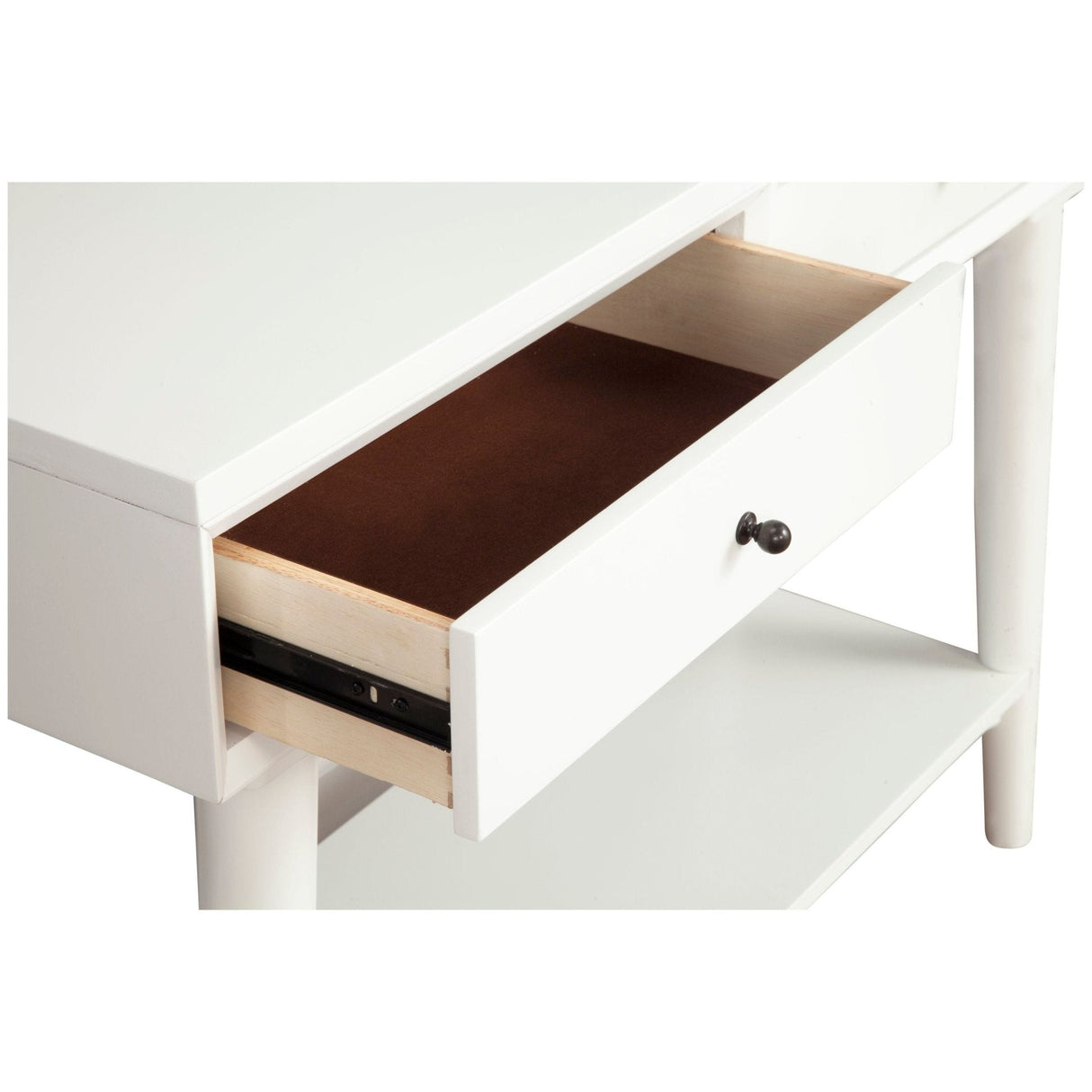 Flynn Console Table, White-Sofa Table-Parc Decor