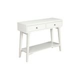 Flynn Console Table, White-Sofa Table-Parc Decor