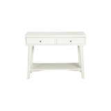 Flynn Console Table, White-Sofa Table-Parc Decor