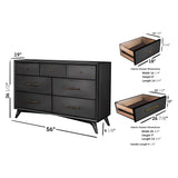 Flynn Dresser, Black-Dresser & Chest-Parc Decor