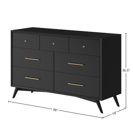 Flynn Dresser, Black-Dresser & Chest-Parc Decor