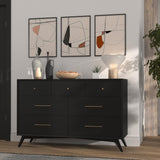Flynn Dresser, Black-Dresser & Chest-Parc Decor