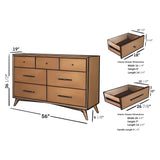 Flynn Dresser, Chestnut-Dresser & Chest-Parc Decor