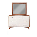 Flynn Dresser, Chestnut/White-Dresser & Chest-Parc Decor