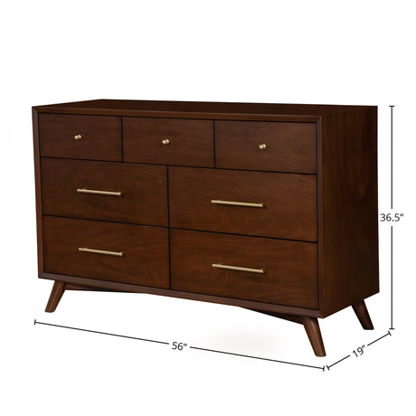 Flynn Dresser, Walnut-Dresser & Chest-Parc Decor