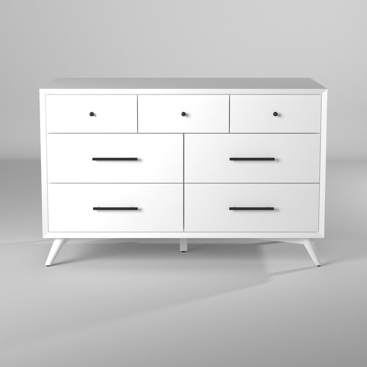 Flynn Dresser, White-Dresser & Chest-Parc Decor