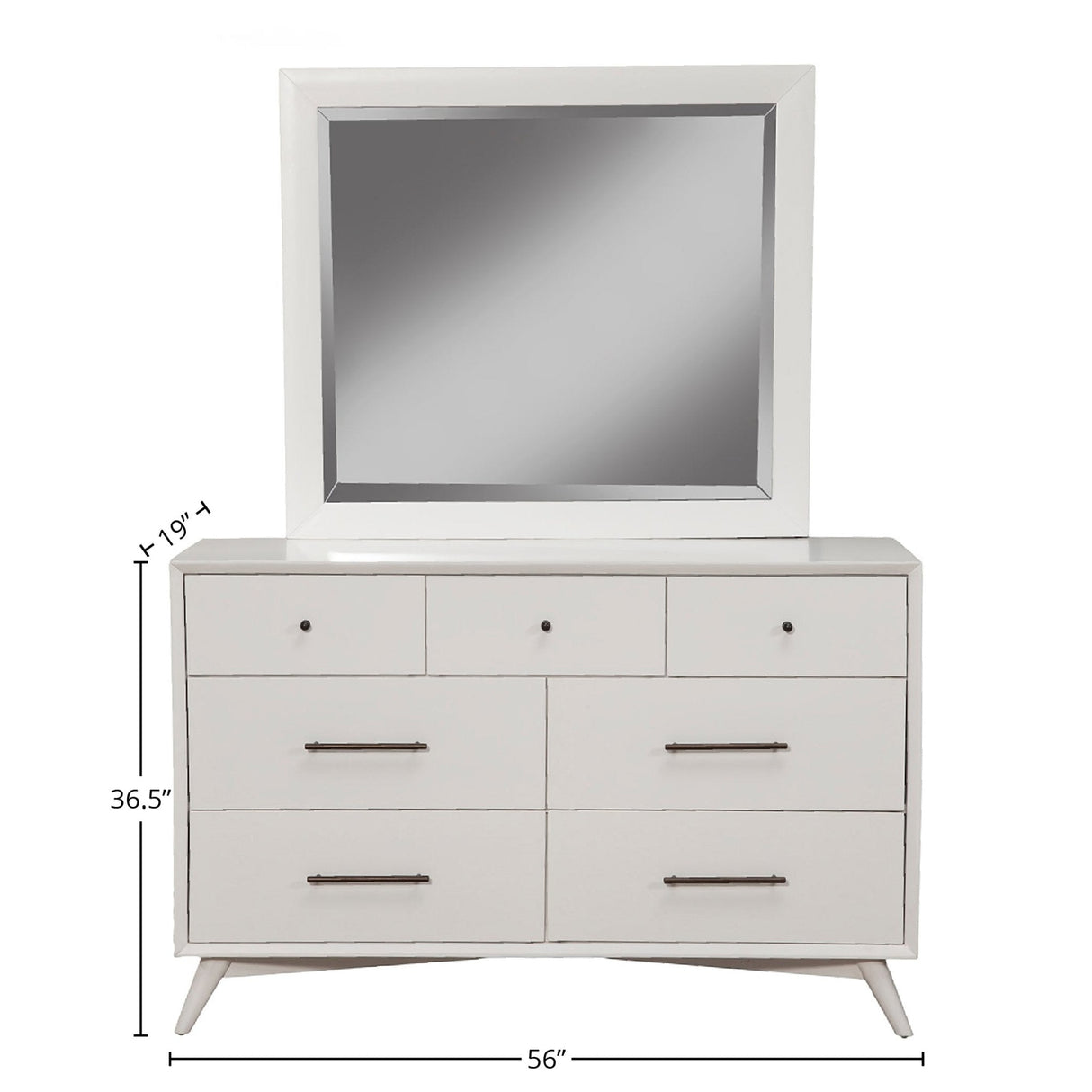 Flynn Dresser, White-Dresser & Chest-Parc Decor