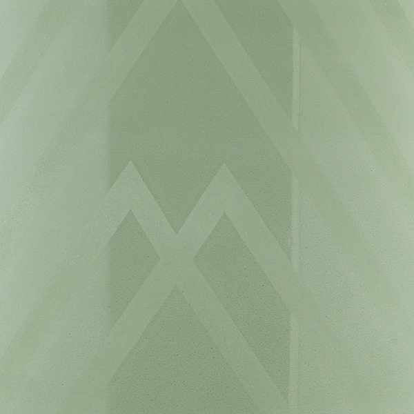 Flynn Green Chevron Glass Decorative Accent-Decor-Parc Decor